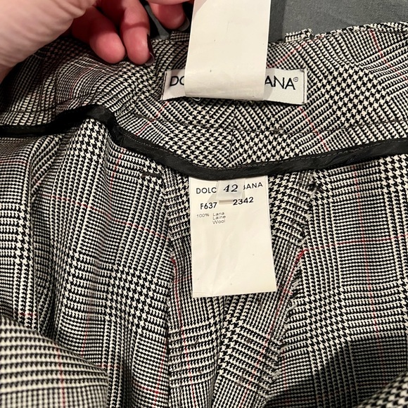 Designer Plaid Slacks - Picture 3 of 5